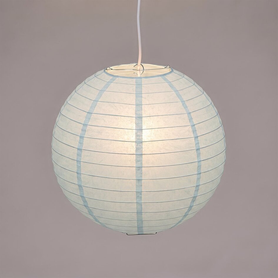 Jasnoniebieski nylonowy lampion zewnętrzny