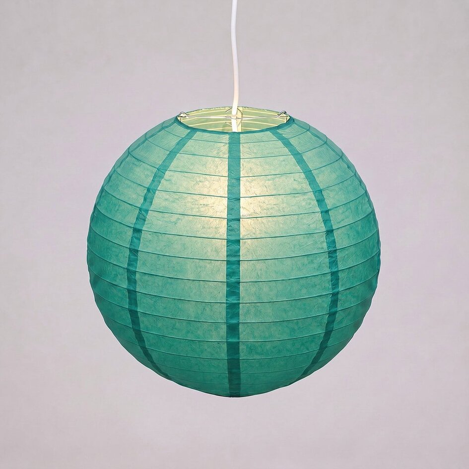 Jasnozielony nylonowy lampion zewnętrzny