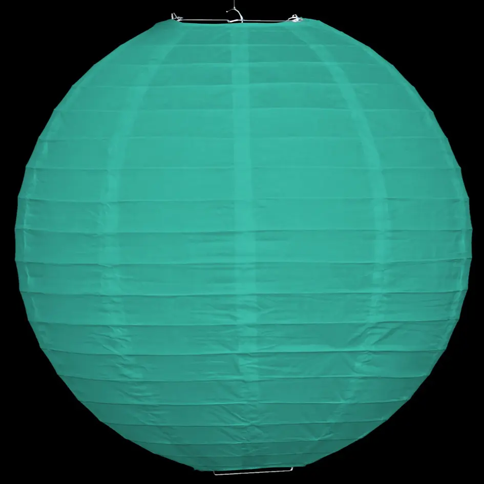 Jasnozielony nylonowy lampion zewnętrzny
