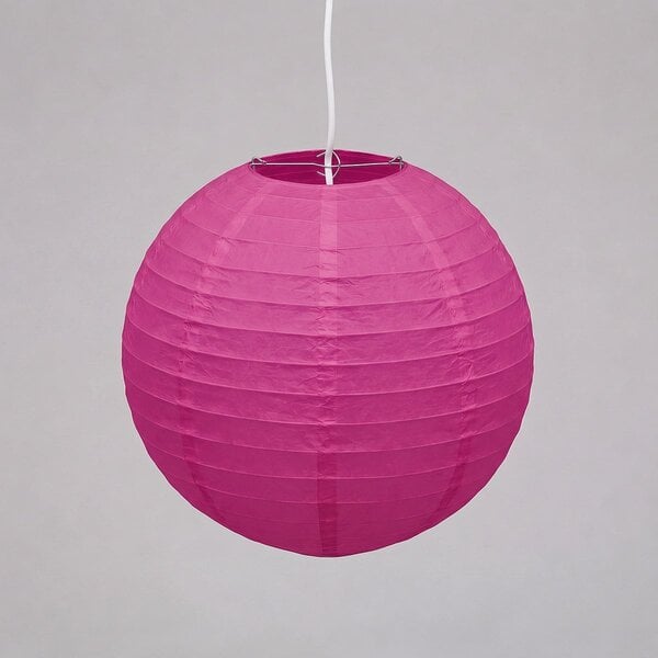 Fuksjowy różowy lampion nylonowy do użytku zewnętrznego