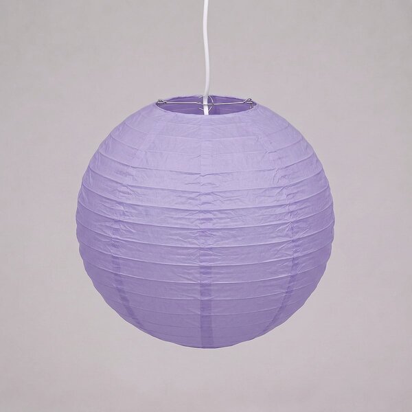 Fioletowy nylonowy lampion zewnętrzny