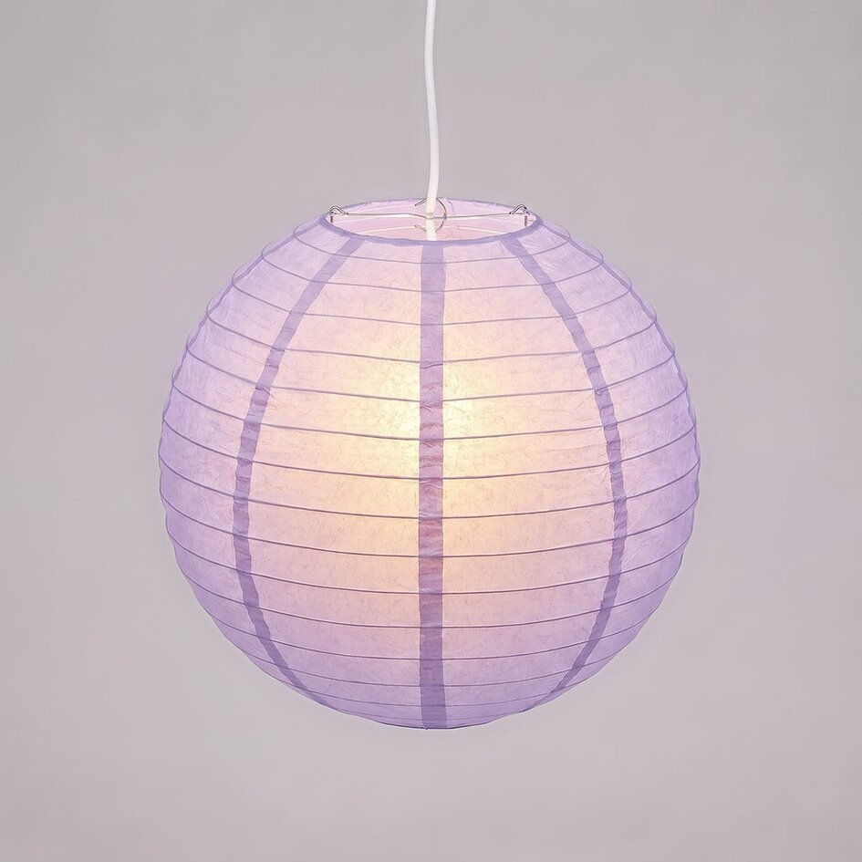 Fioletowy nylonowy lampion zewnętrzny
