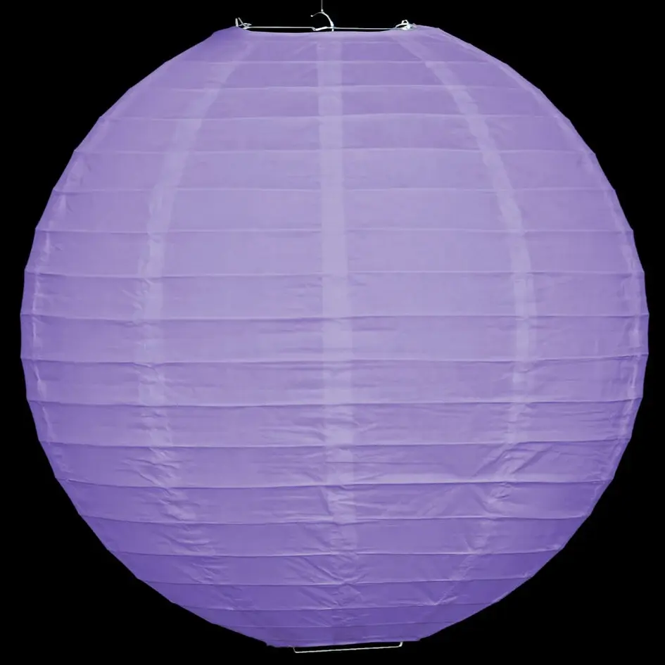 Fioletowy nylonowy lampion zewnętrzny