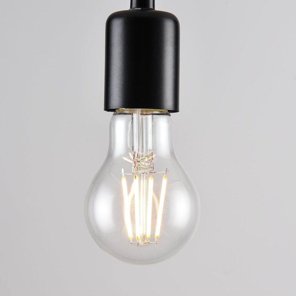 E27 LED żarówka z żarnikiem z czujnikiem światła dziennego 4,5W, przezroczysta, 2700K, Ø60
