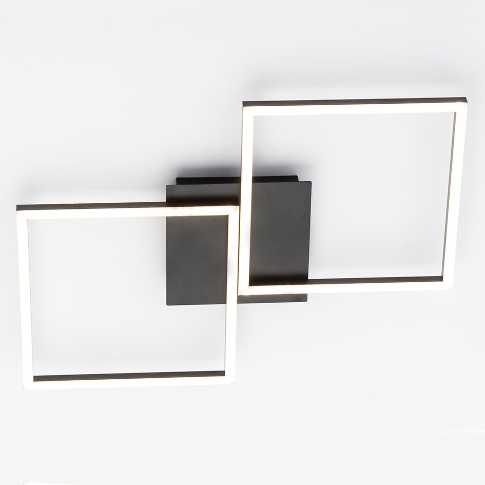Design Lampa sufitowa z wbudowanym źródłem LED, ściemnialna - Luxton