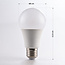 Ściemnialne żarówka LED E27 7W, mlecznobiała, Ø60 - RGB i 3000 K (pilot dostępny osobno)