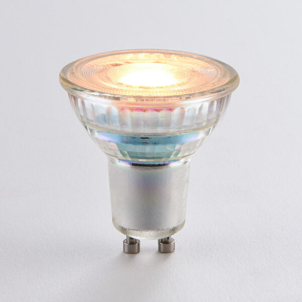 Ściemnialna lampa LED E27 7W, mlecznobiała, Ø60 - RGB i 3000K - Kopia (pilot dostępny osobno)