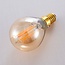 E14 3-stopniowo ściemnialna lampa LED filament Ø45 ze szkłem bursztynowym 4,5W 2200K