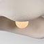 Lampa sufitowa Wabi-Sabi Ishi z efektem kamienia 60 cm - biała