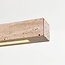 Lampa wisząca Romee z wbudowanym źródłem LED i trawertynem (kamień naturalny)