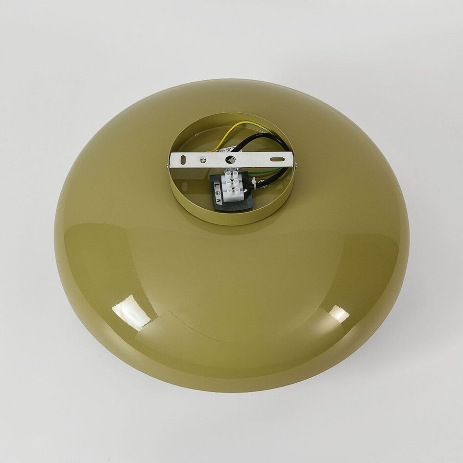 Lampa sufitowa Ofelia z warstwowymi kloszami - zielony khaki
