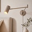 Kinkiet Brino z regulowanym ramieniem - piaskowo-beżowy