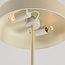 Lampa podłogowa Arlie z podstawą imitującą trawertyn - beżowa