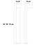 Industrialna zewnętrzna lampa podłogowa z kwadratową głowicą, 30 cm - Simone