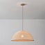 Lampa wisząca Norinda z plecionego rattanu - naturalna