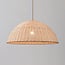 Lampa wisząca Norinda z plecionego rattanu - naturalna