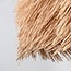 Lampa wisząca Katrien z fantazyjnym kloszem rattanowym - naturalna