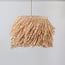 Lampa wisząca Katrien z fantazyjnym kloszem rattanowym - naturalna