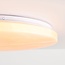 3-stopniowo ściemnialna lampa sufitowa LED Corinda z efektem marmuru - biała