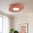 Lampa sufitowa Malina w kolorze terakoty o organicznym kształcie