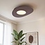 Lampa sufitowa Aralya w kolorze brązowym o organicznym kształcie