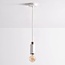 Design lampa wisząca biały beton z różowo-złotą dekoracją – Vienna