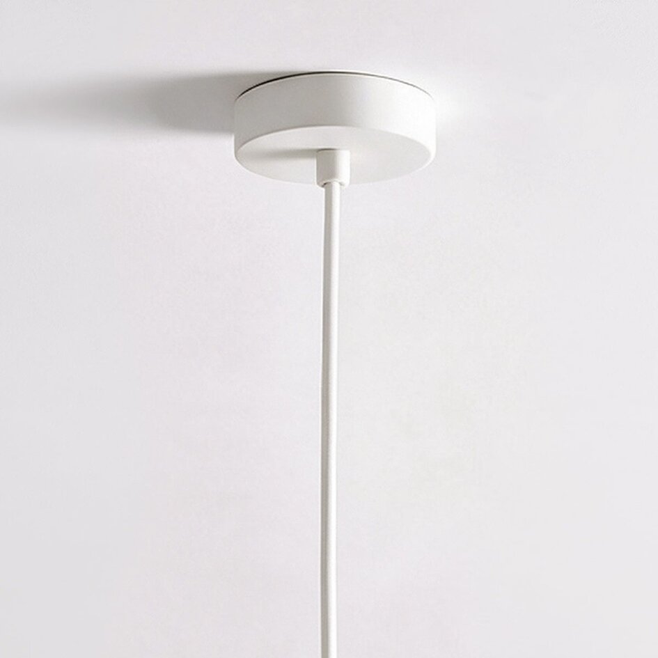 Design lampa wisząca biały beton z różowo-złotą dekoracją – Vienna