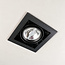 Reflektor wpuszczany AR111 Carter – regulowany, czarny