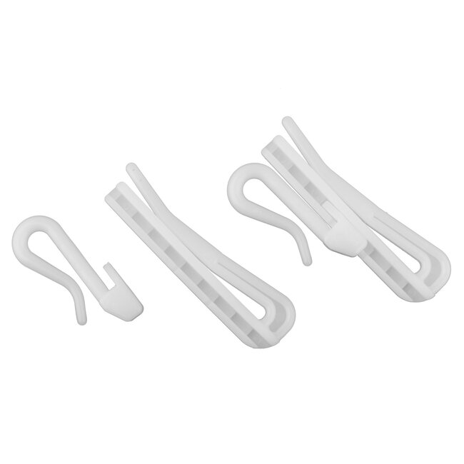 Einsteck Verstellbarer Gardinenhaken 5cm (geeignet für bis zu 6 cm Band)