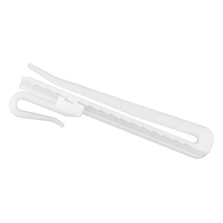 Einschub Verstellbarer Gardinenhaken 9cm verpackt pro 20 Stück