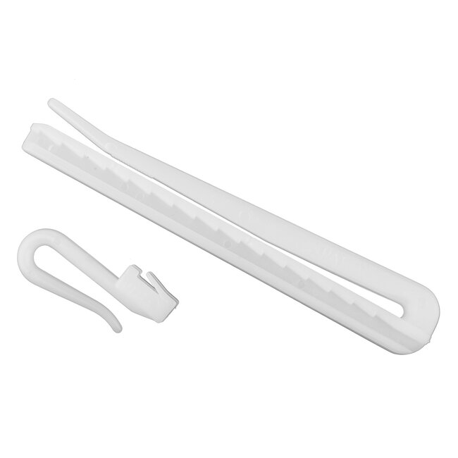 Insteek Verstelbare Gordijnhaak 9cm verpakt per 20 stuks