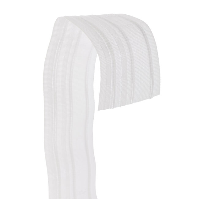 Huismerk Voorgeplooid gordijnband 2-plooi 5 cm breed