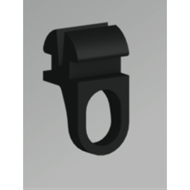 Gordijn Glijder U-Rails (KS) verpakt per 20 stuks.