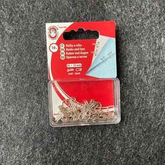 Koh i Nor Haken und Ösen Metall