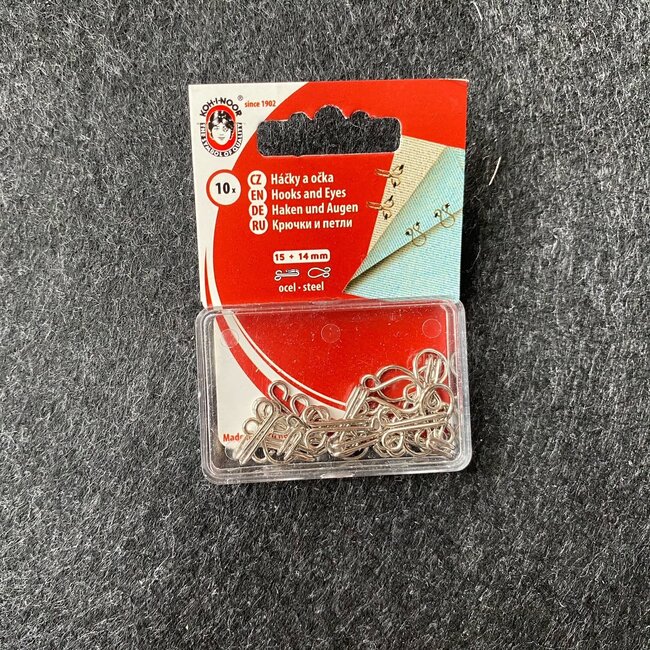 Koh i Nor Haken en Ogen metaal