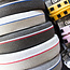 Gummiband Polyamid Melange Streifen