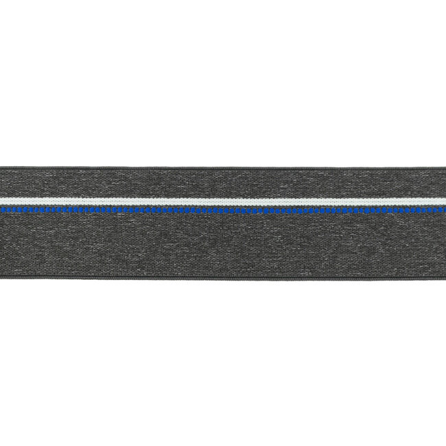 Gummiband Polyamid Melange Streifen