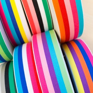 Huismerk Elastikband Multistreifen Breit 40 mm