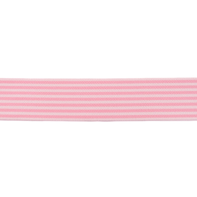 Elastiek 2-Kleurig Streep 40 mm