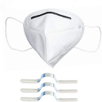 Nasenbügel für Mundschutzmasken, 20 Stück verpackt