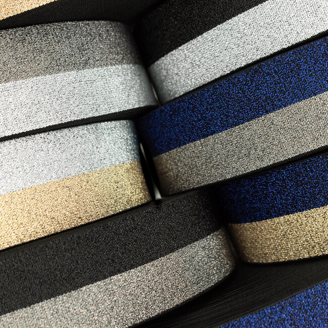 Elastiek Lurex Duo 40 mm