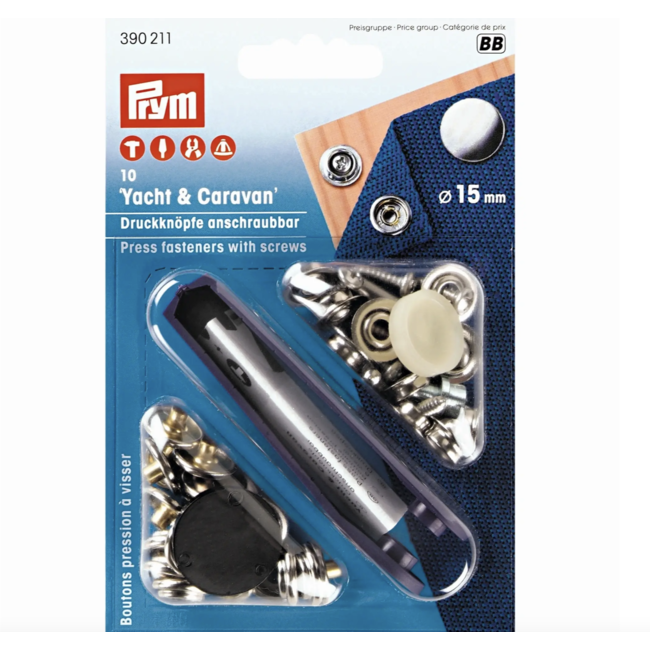 Prym Jacht en Caravan drukkers