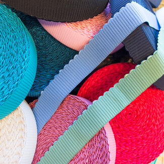 Huismerk Gummiband Souplesse Deluxe mit Wellenkante 40mm