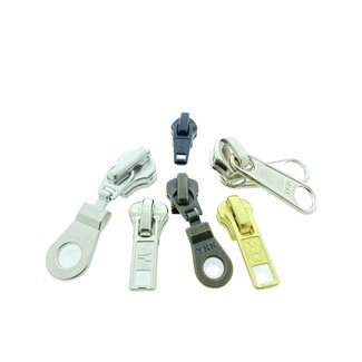 YKK Ritsloper nr.7 (7mm) voor ijzeren ritsen