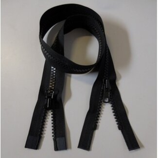 YKK doppelt teilbarer Blockzahnreißverschluss 65cm bis 80 cm