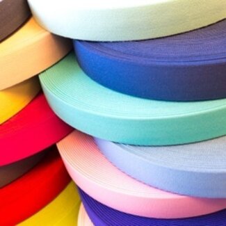 Huismerk Gummiband Souplesse Unifarbe 25mm
