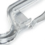 Clip-over haak 4 mm, 6 mm of 10 mm, transparant per 10 stuks per verpakt.