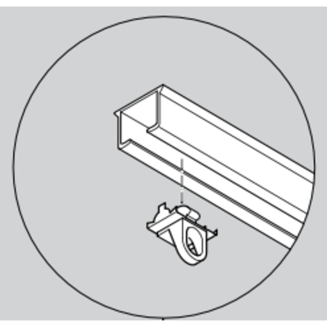 Vako Eindstop U-rails