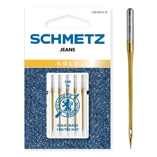 Schmetz Machinenaalden Gold Jeans Verpakt per 5 stuks