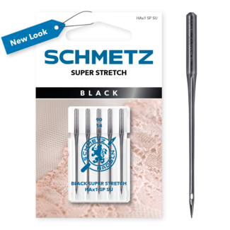 Schmetz Nieuw!! Machinenaalden Black Superstretch  Verpakt per 5 stuks